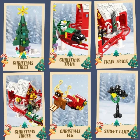 Weihnachtszug | 964 Klemmbausteine – Bild 2 – LEGO