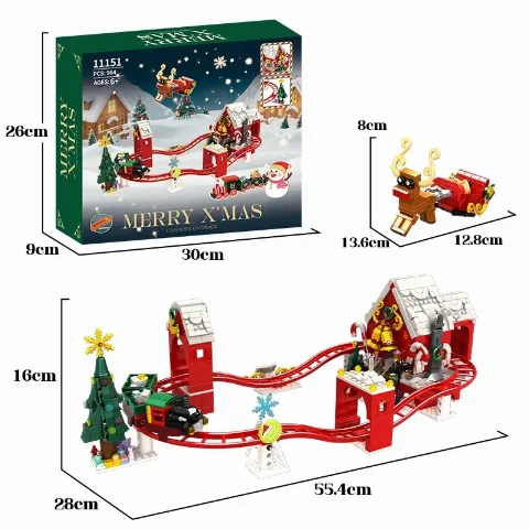 Weihnachtszug | 964 Klemmbausteine – Bild 3 – LEGO