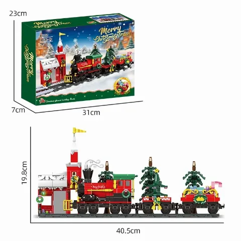 Weihnachtszug II | 787 Klemmbausteine – Bild 2 – LEGO